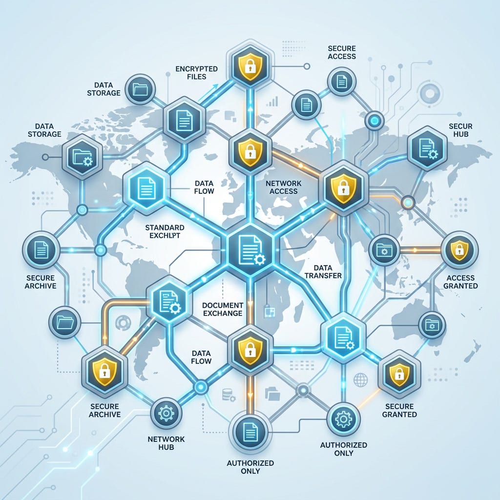 Il sistema Peppol rappresenta l'infrastruttura standardizzata dell'UE per lo scambio sicuro di fatture elettroniche e documenti, con un'identificazione univoca assegnata a ciascun operatore. Questa guida approfondisce la struttura degli ID Peppol, il processo di registrazione e le scelte dei protocolli tecnici.