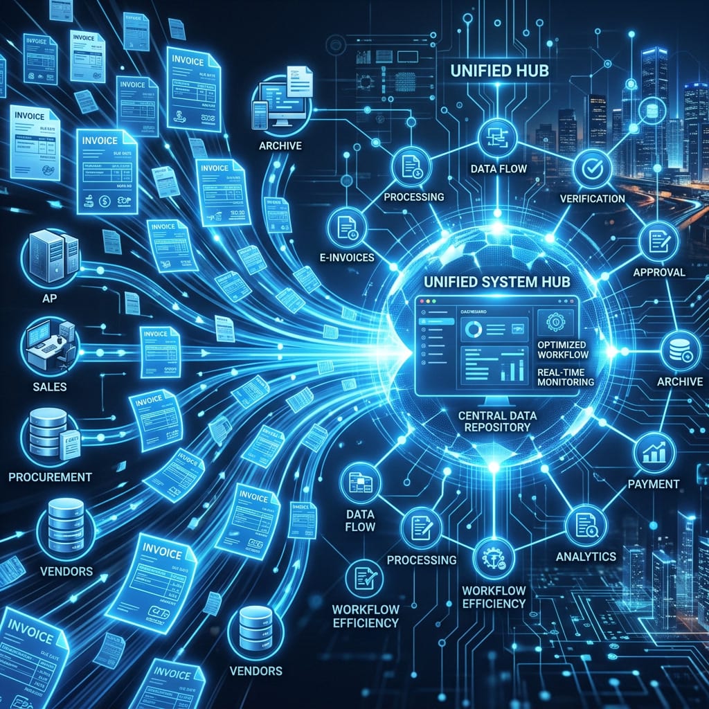 Spanje's verplicht elektronische factureringssysteem — met de Verifactu realtime rapportage in werking sinds juni 2026 en een testomgeving gepland voor oktober 2026 — dwingt bedrijven hun workflows te herzien. De overstap naar geïntegreerde ERP-factureringssoftware vormt een cruciaal, maar onderschat aspect van deze digitalisering.